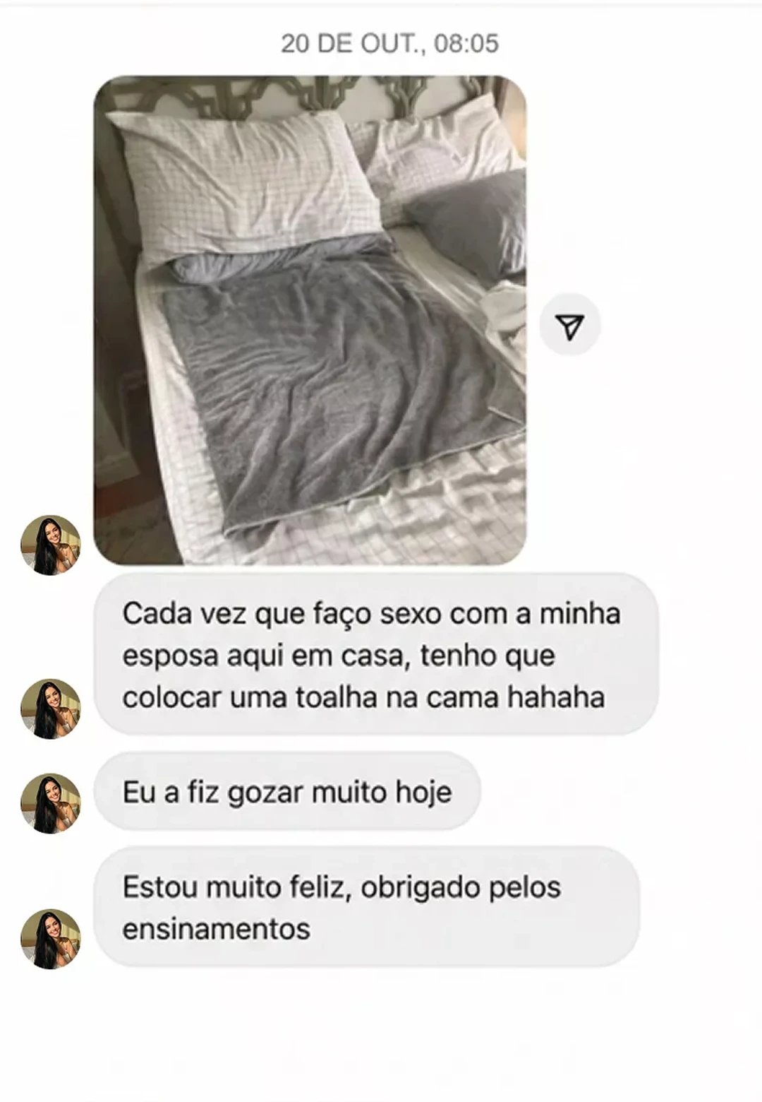 Depoimento de aluno